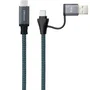 Nanocable Cable USB 3.2 Gen2x2 100W 20Gbps 1m Gris/Negro